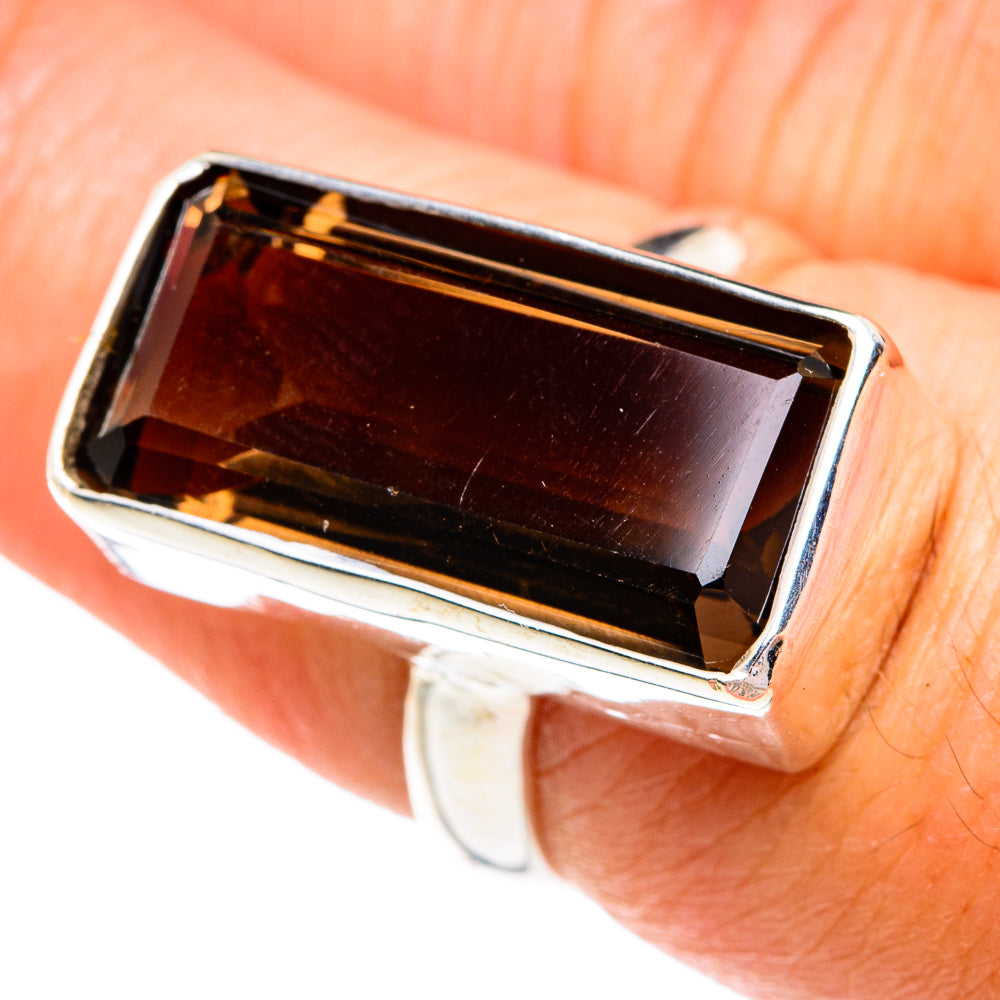 Smoky Quartz Rings handcrafted by Ana Silver Co - RING77064