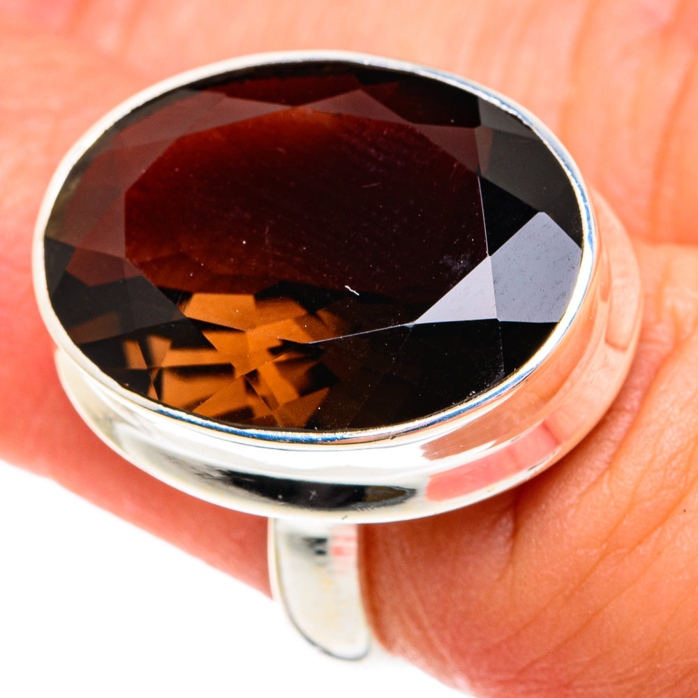 Smoky Quartz Rings handcrafted by Ana Silver Co - RING77065