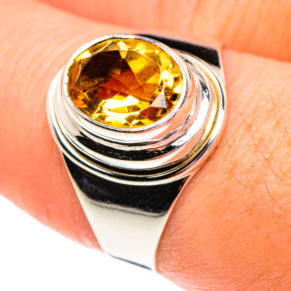 Citrine Rings handcrafted by Ana Silver Co - RING77066