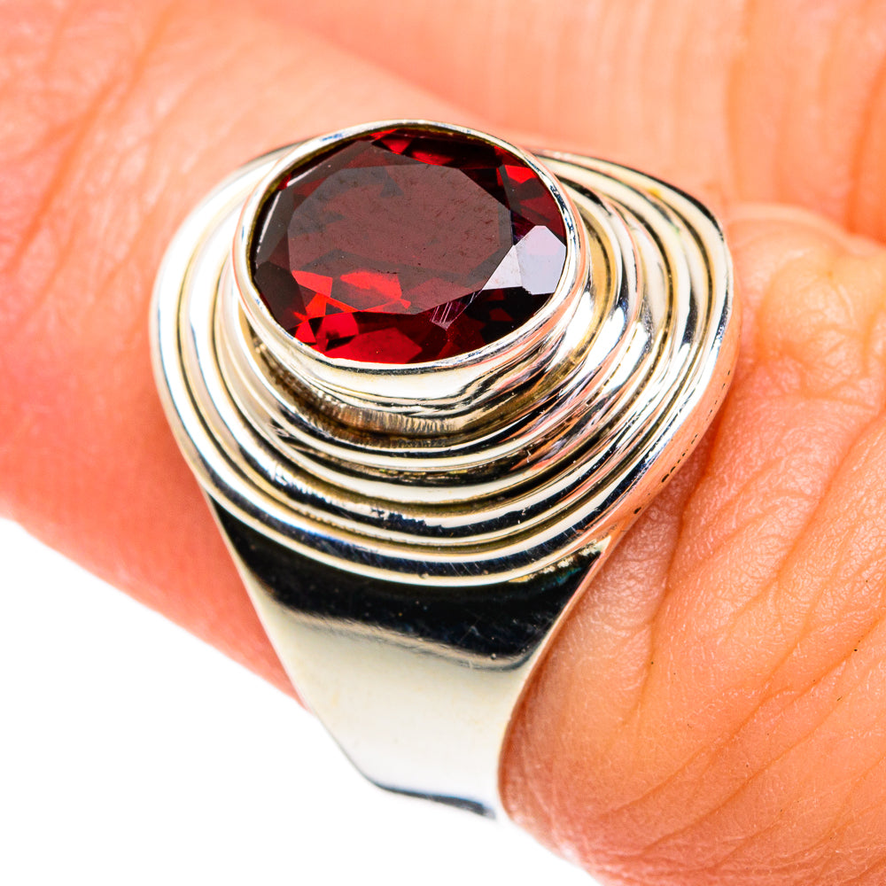 Garnet Rings handcrafted by Ana Silver Co - RING77070