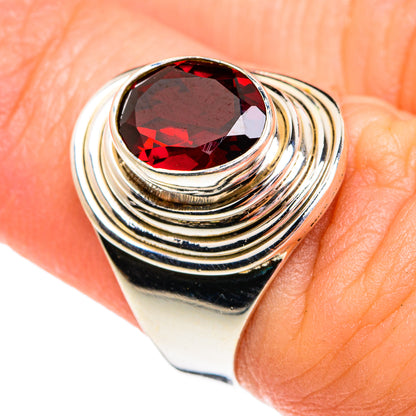 Garnet Rings handcrafted by Ana Silver Co - RING77070