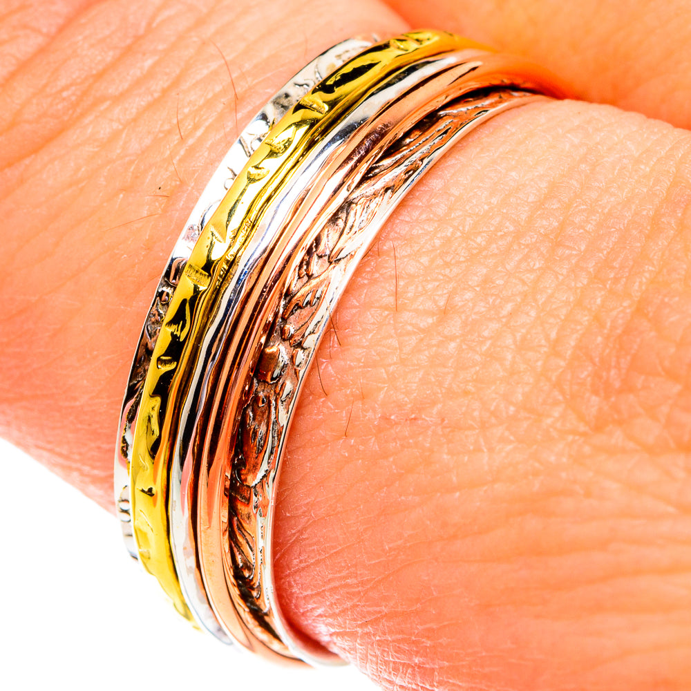Meditation Spinner Rings handcrafted by Ana Silver Co - RING77074