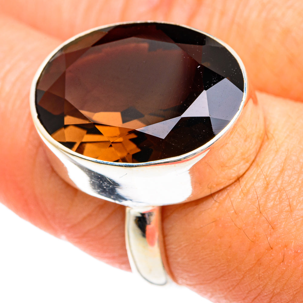 Smoky Quartz Rings handcrafted by Ana Silver Co - RING77092