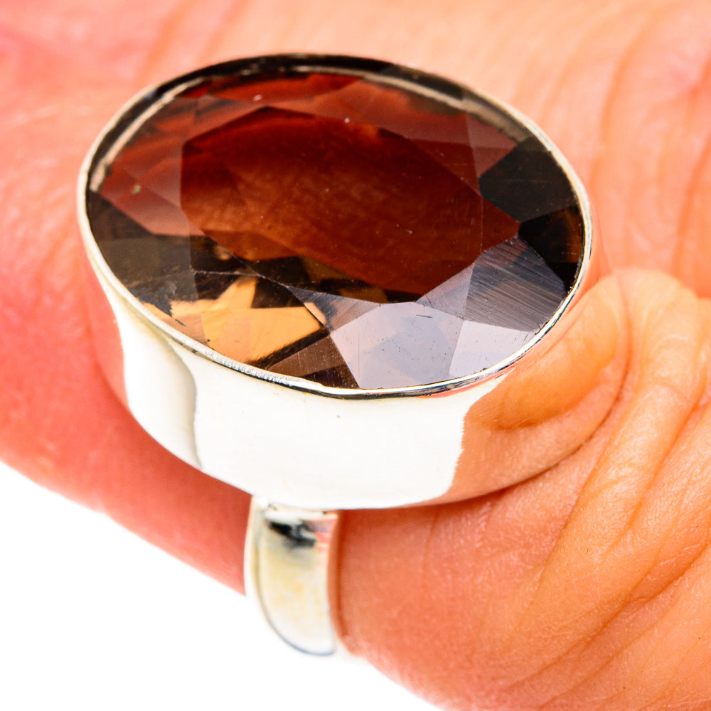 Smoky Quartz Rings handcrafted by Ana Silver Co - RING77093