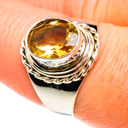 Citrine Rings handcrafted by Ana Silver Co - RING77095
