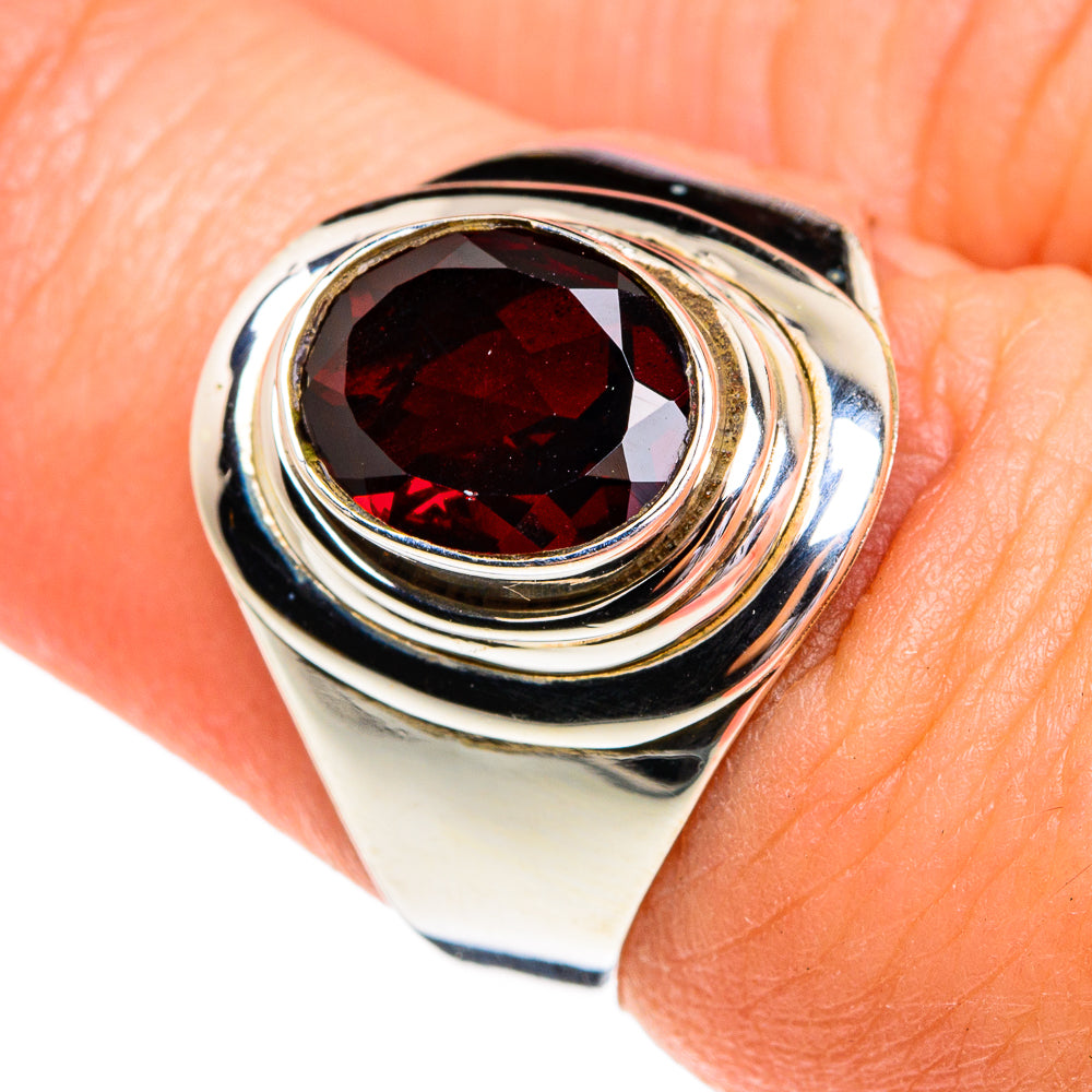 Garnet Rings handcrafted by Ana Silver Co - RING77098