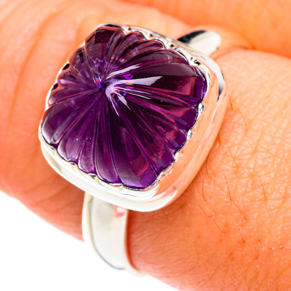 Amethyst Rings handcrafted by Ana Silver Co - RING77101