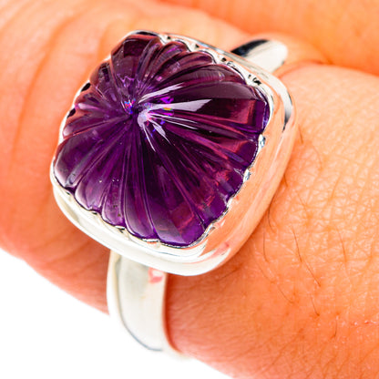 Amethyst Rings handcrafted by Ana Silver Co - RING77101