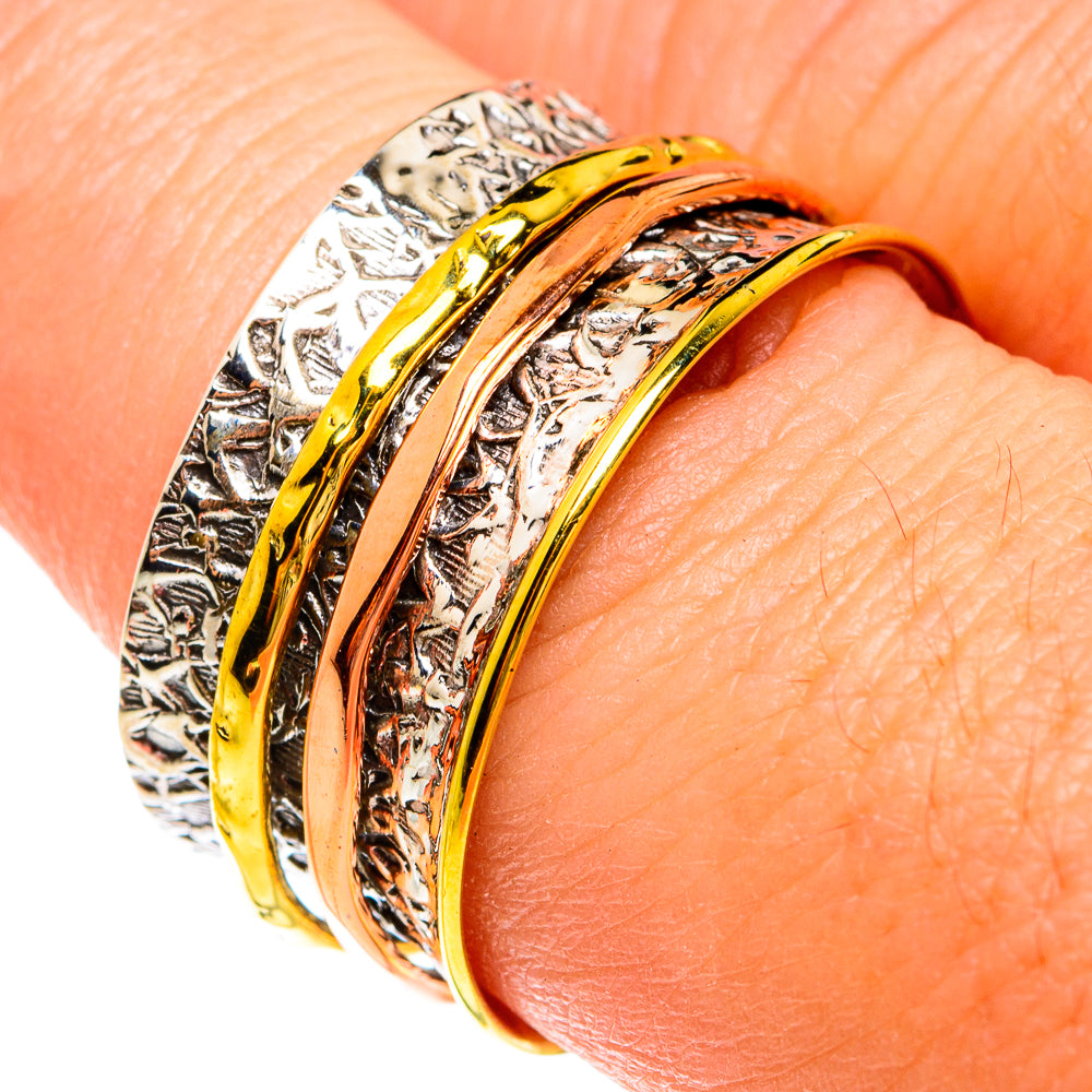 Meditation Spinner Rings handcrafted by Ana Silver Co - RING77104