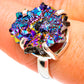 Titanium Sunshine Druzy Rings handcrafted by Ana Silver Co - RING77110