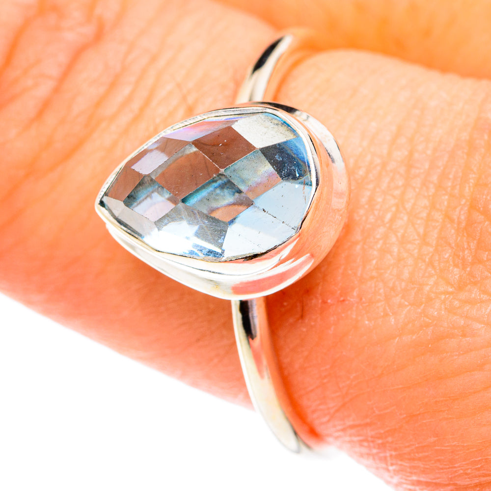 Blue Topaz Rings handcrafted by Ana Silver Co - RING77117