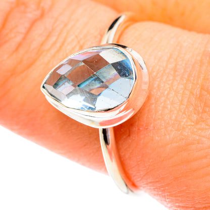 Blue Topaz Rings handcrafted by Ana Silver Co - RING77117