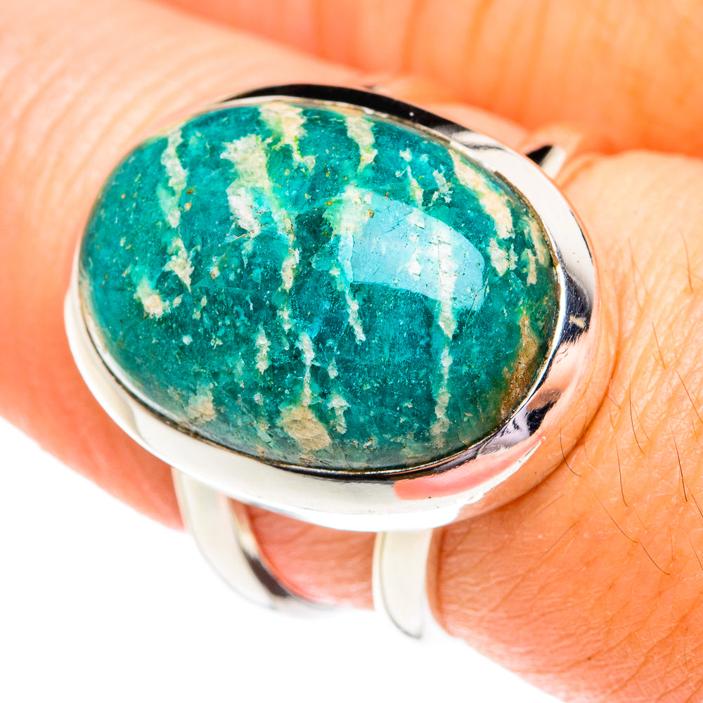 Amazonite Rings handcrafted by Ana Silver Co - RING77119