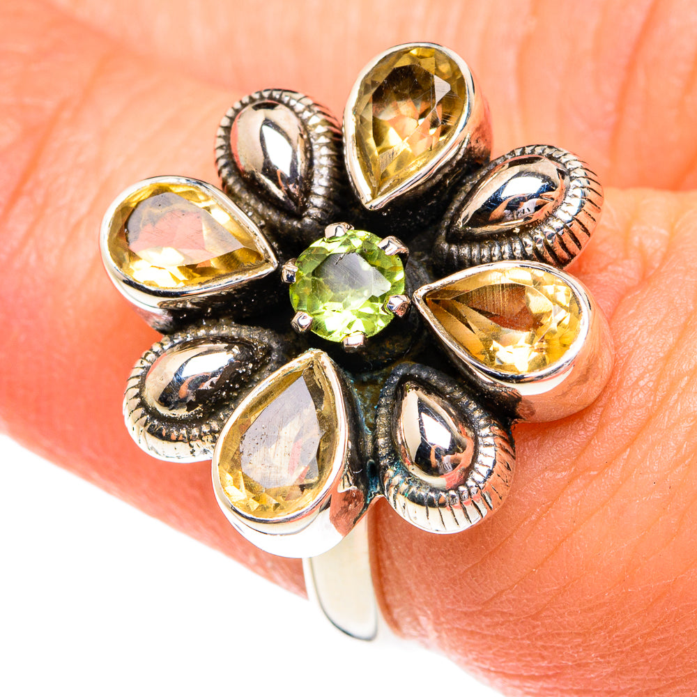 Mandarin Citrine Rings handcrafted by Ana Silver Co - RING77123