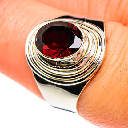 Garnet Rings handcrafted by Ana Silver Co - RING77127