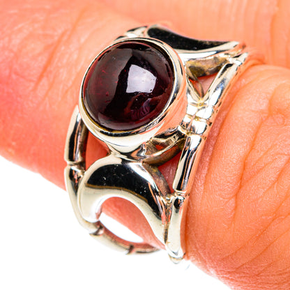 Garnet Rings handcrafted by Ana Silver Co - RING77128