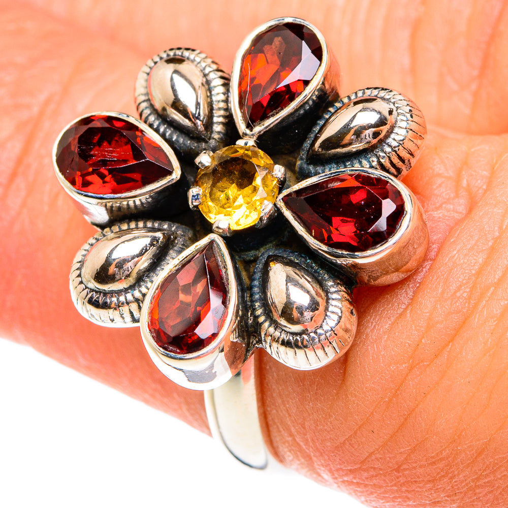 Garnet Rings handcrafted by Ana Silver Co - RING77154