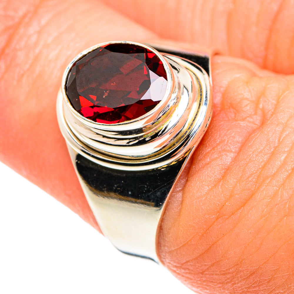 Garnet Rings handcrafted by Ana Silver Co - RING77155