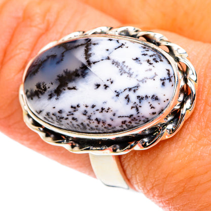 Dendritic Opal Rings handcrafted by Ana Silver Co - RING77160