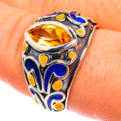 Citrine Rings handcrafted by Ana Silver Co - RING77163