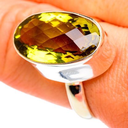 Lemon Quartz Rings handcrafted by Ana Silver Co - RING77165