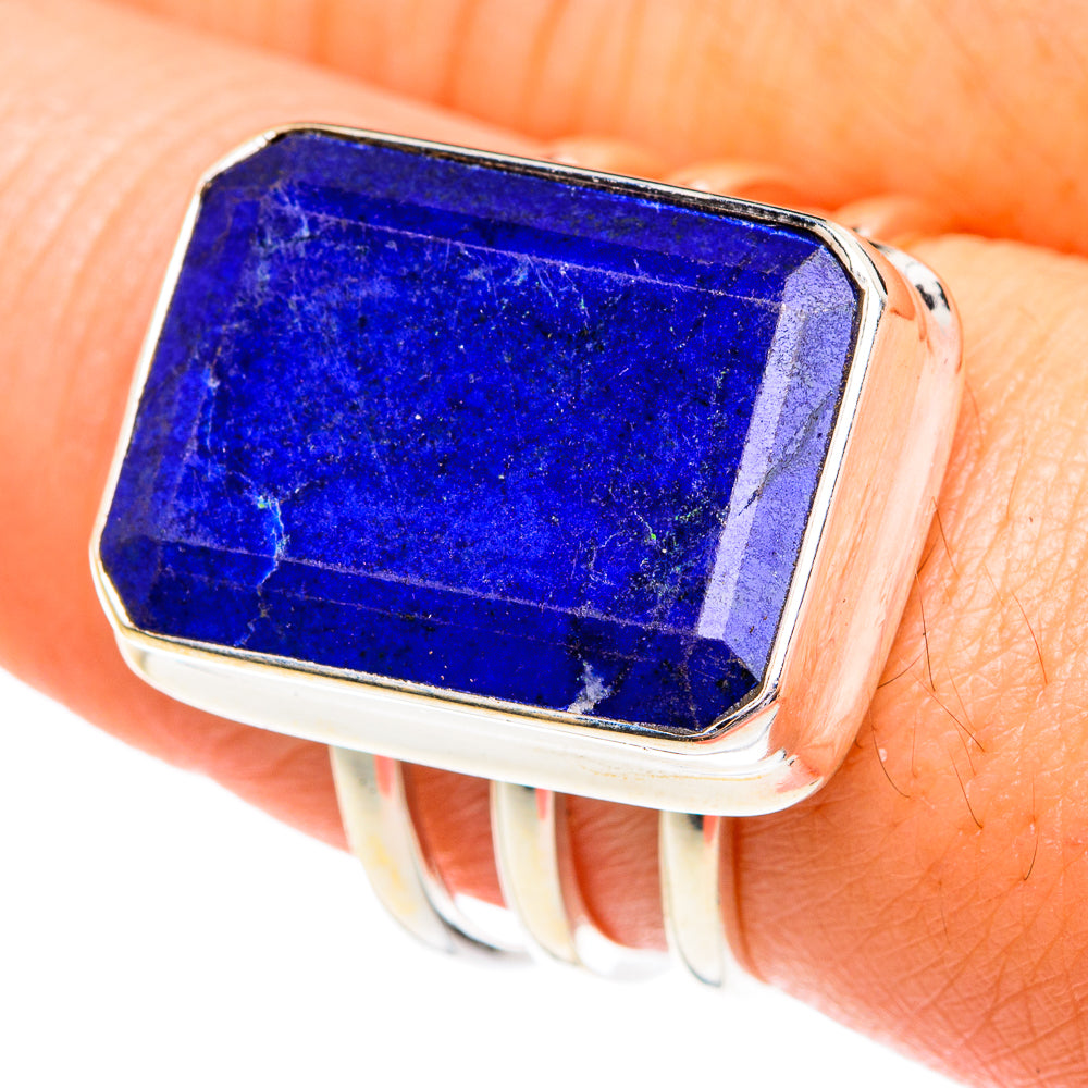 Lapis Lazuli Rings handcrafted by Ana Silver Co - RING77168