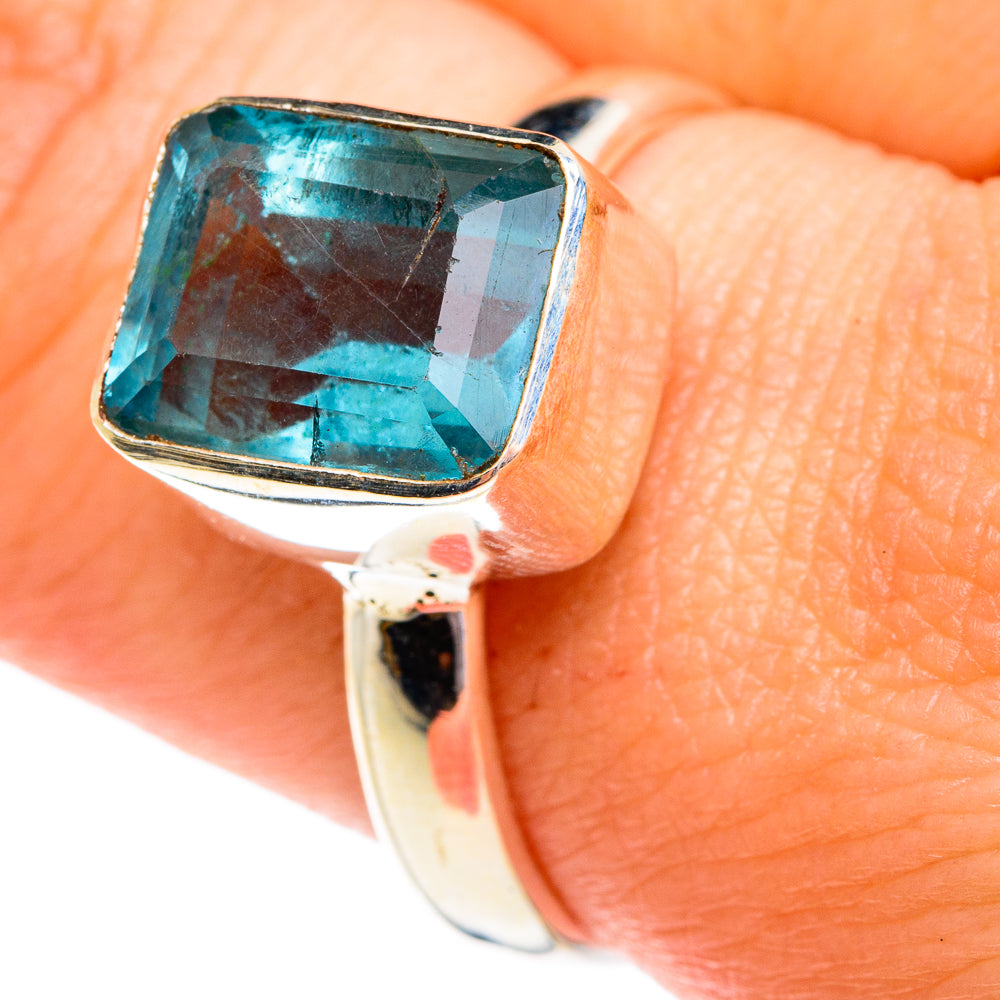 Blue Topaz Rings handcrafted by Ana Silver Co - RING77172