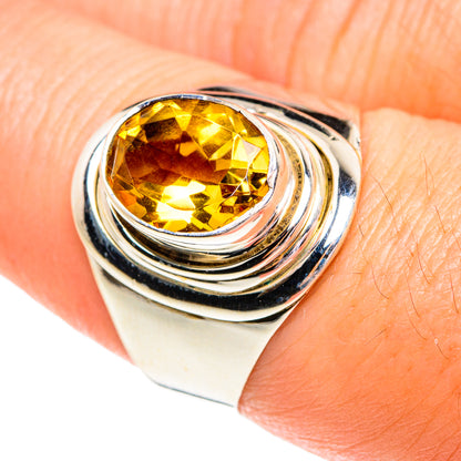 Mandarin Citrine Rings handcrafted by Ana Silver Co - RING77177