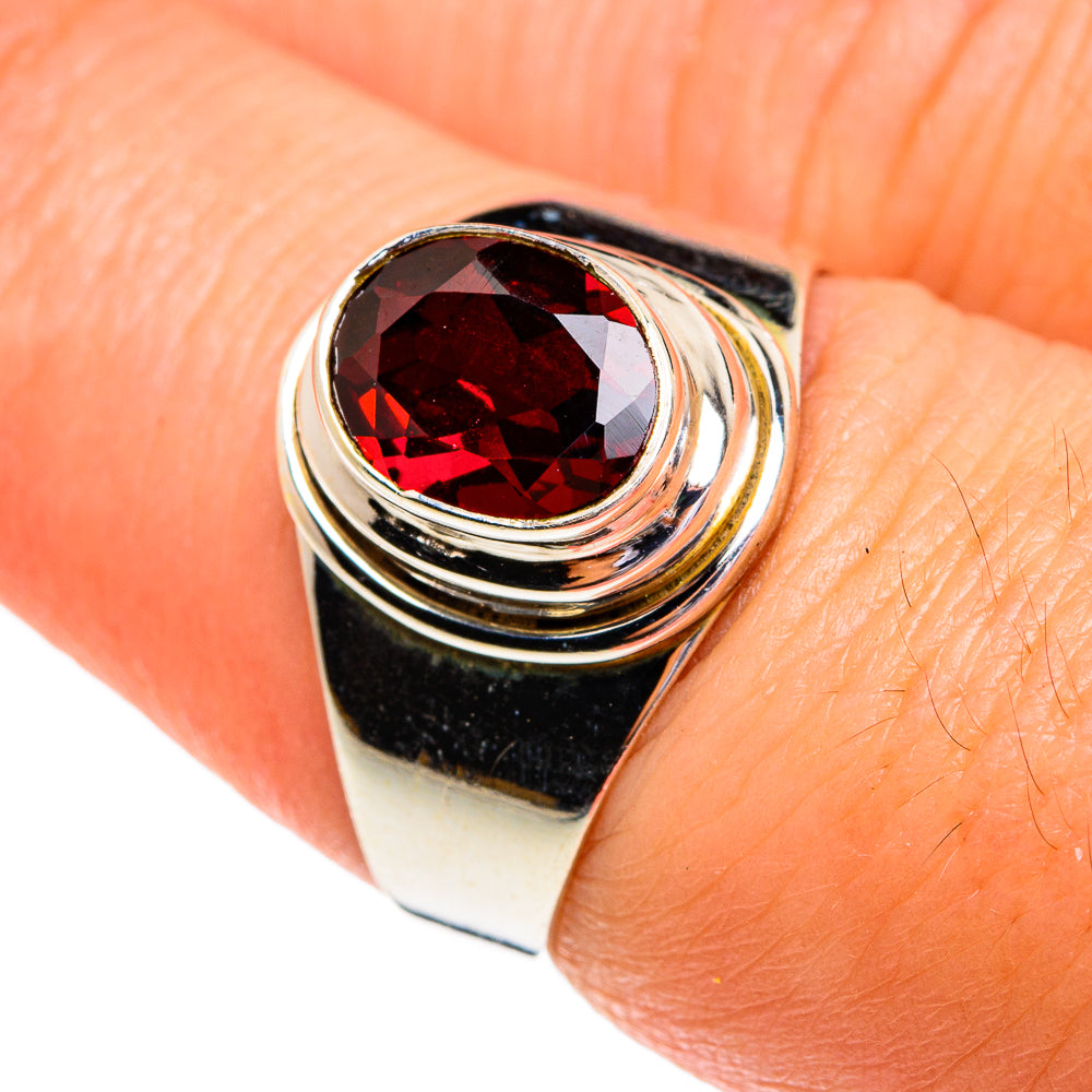 Garnet Rings handcrafted by Ana Silver Co - RING77181