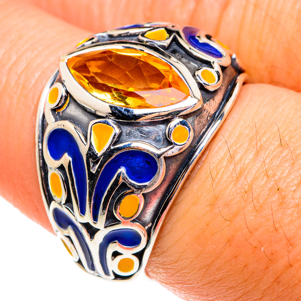 Citrine Rings handcrafted by Ana Silver Co - RING77190