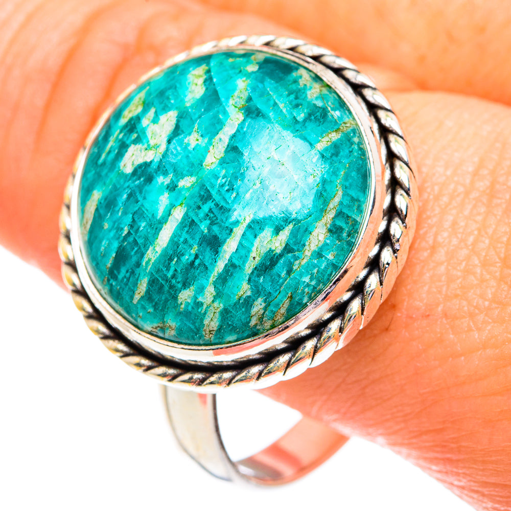 Amazonite Rings handcrafted by Ana Silver Co - RING77201
