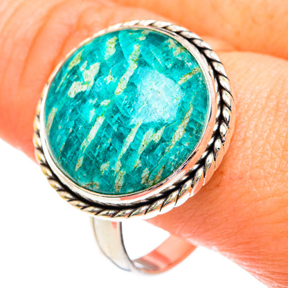 Amazonite Rings handcrafted by Ana Silver Co - RING77201