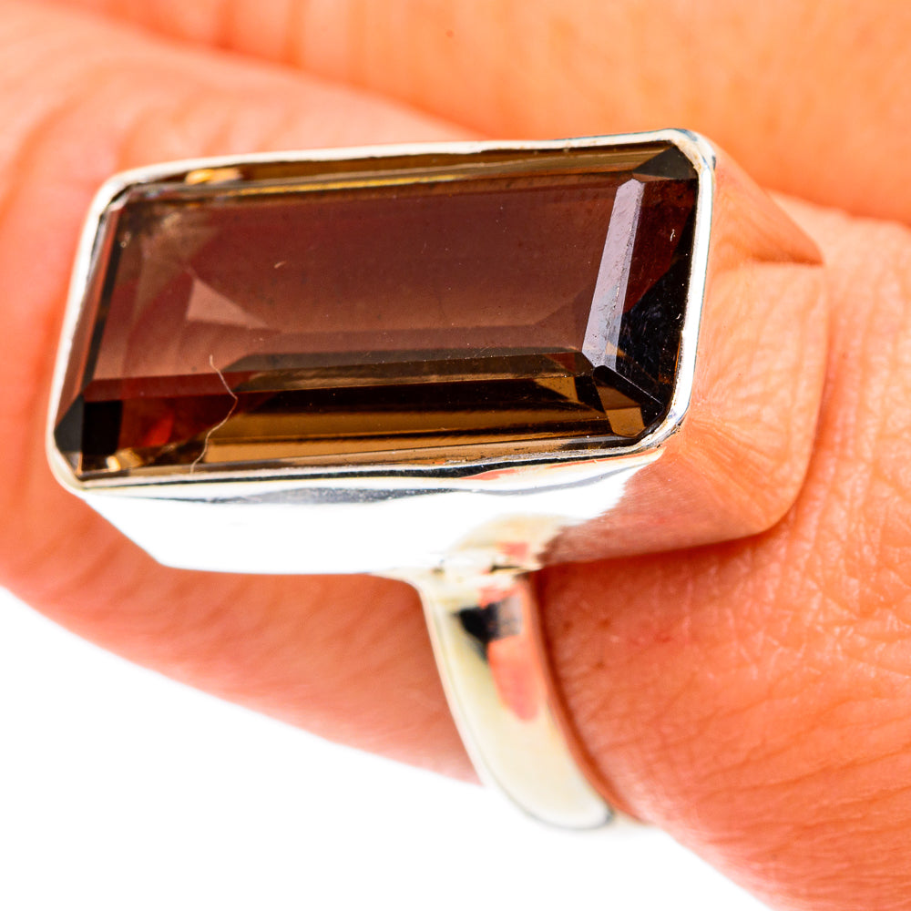 Smoky Quartz Rings handcrafted by Ana Silver Co - RING77204