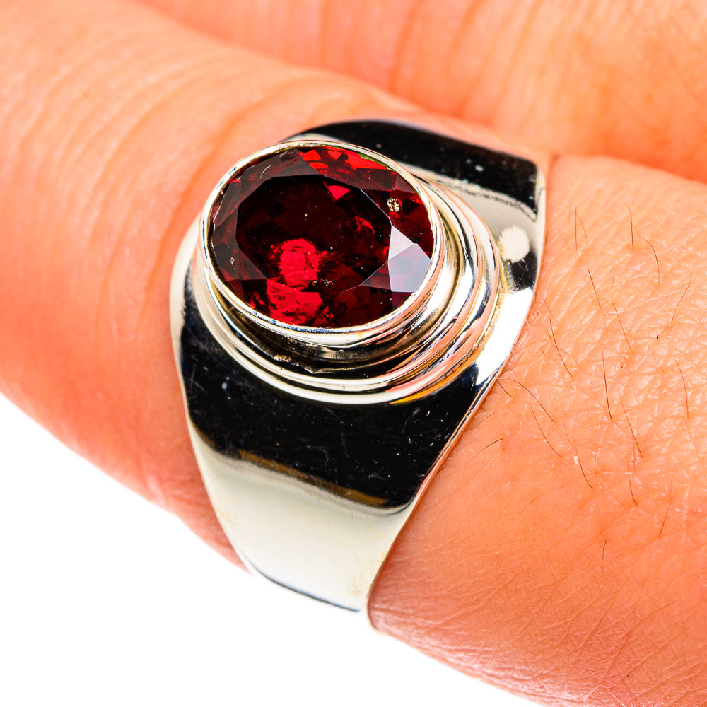 Garnet Rings handcrafted by Ana Silver Co - RING77210