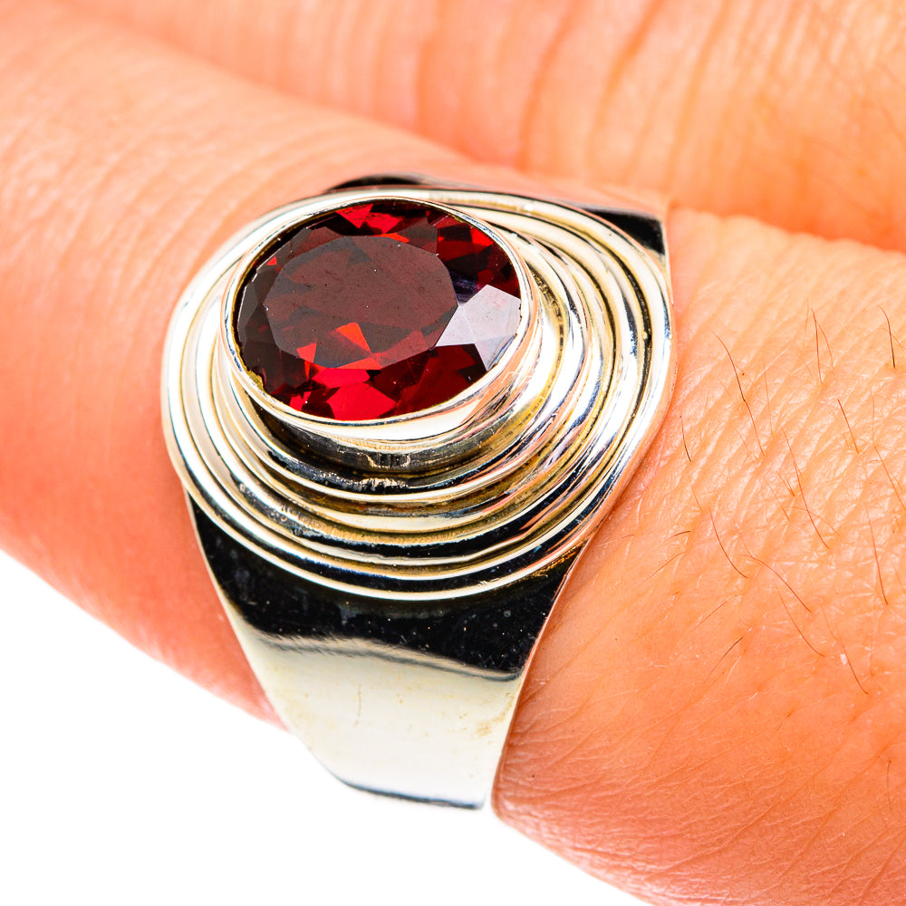 Garnet Rings handcrafted by Ana Silver Co - RING77211