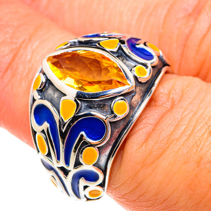 Citrine Rings handcrafted by Ana Silver Co - RING77219