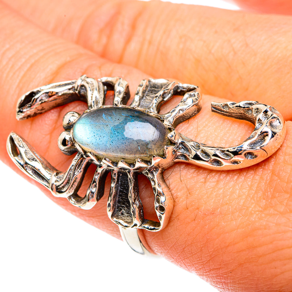Labradorite Rings handcrafted by Ana Silver Co - RING77221