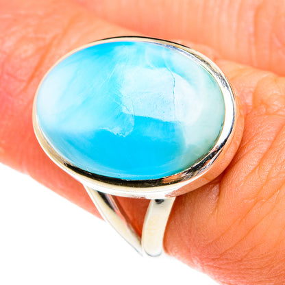 Larimar Rings handcrafted by Ana Silver Co - RING77226