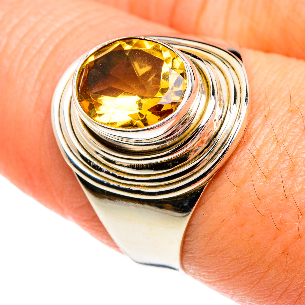 Mandarin Citrine Rings handcrafted by Ana Silver Co - RING77228