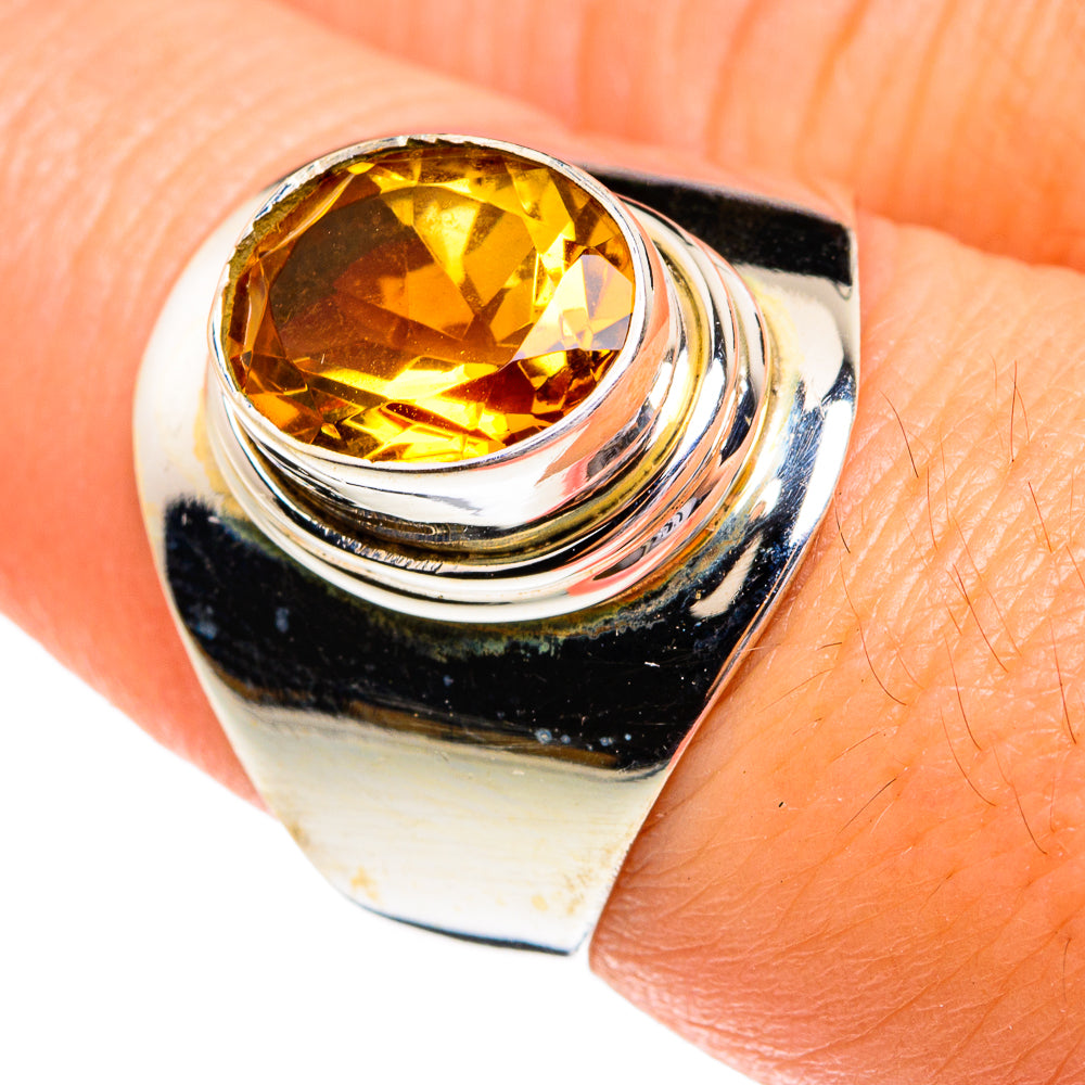 Mandarin Citrine Rings handcrafted by Ana Silver Co - RING77229