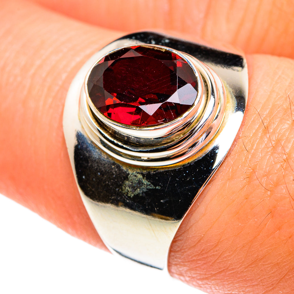 Garnet Rings handcrafted by Ana Silver Co - RING77235