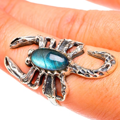 Labradorite Rings handcrafted by Ana Silver Co - RING77249