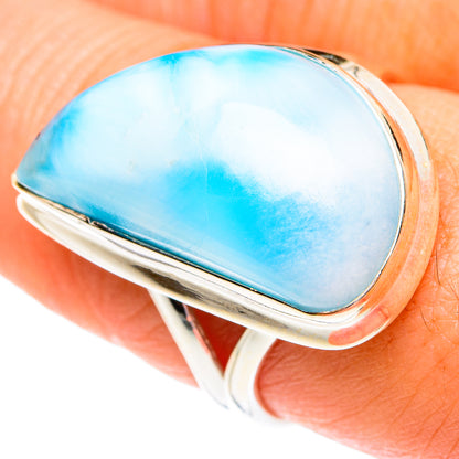 Larimar Rings handcrafted by Ana Silver Co - RING77253