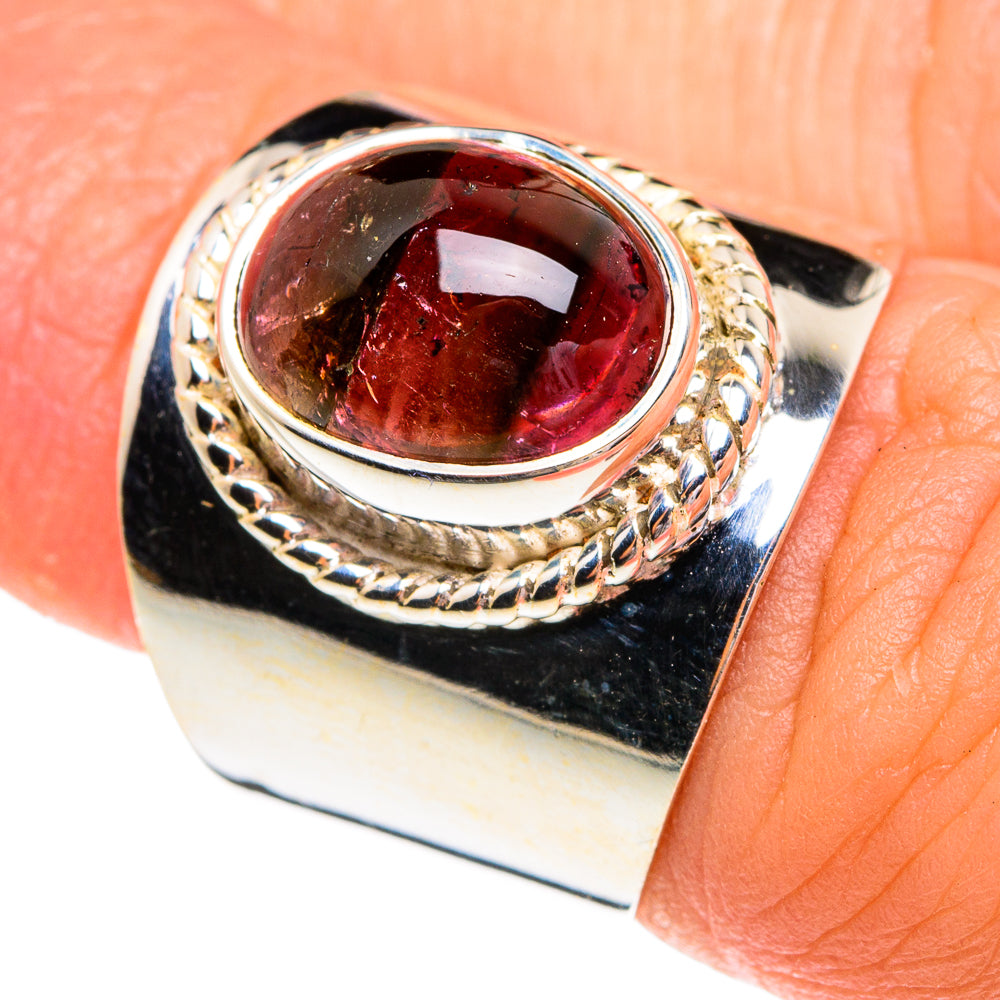 Pink Tourmaline Rings handcrafted by Ana Silver Co - RING77260