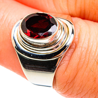 Garnet Rings handcrafted by Ana Silver Co - RING77262