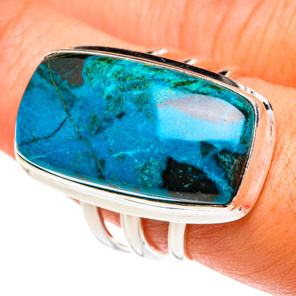 Chrysocolla Rings handcrafted by Ana Silver Co - RING77280