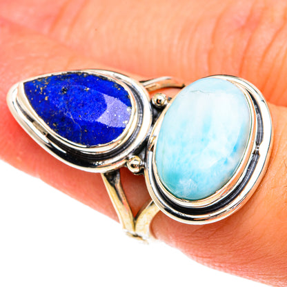 Larimar Rings handcrafted by Ana Silver Co - RING77283