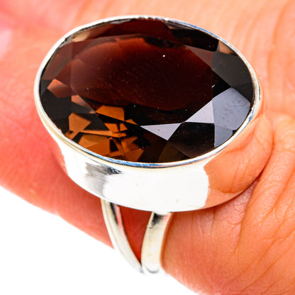 Smoky Quartz Rings handcrafted by Ana Silver Co - RING77294