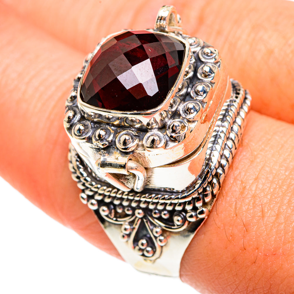 Garnet Rings handcrafted by Ana Silver Co - RING77309