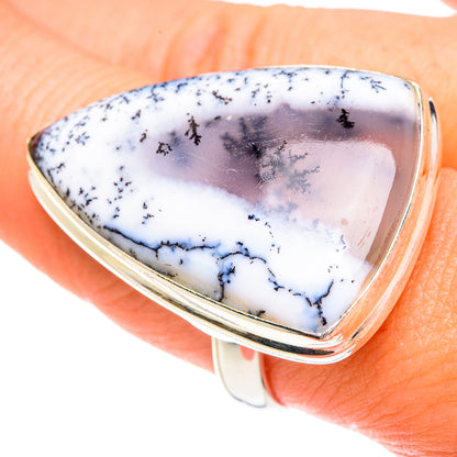 Dendritic Opal Rings handcrafted by Ana Silver Co - RING77315